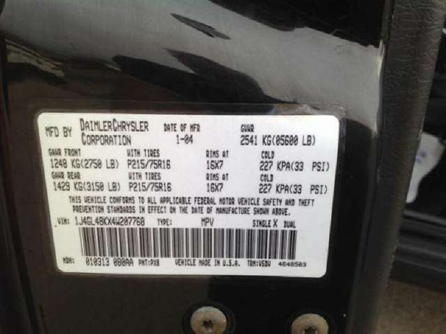 2004 Jeep Liberty 4dr Sport 4WD SUV